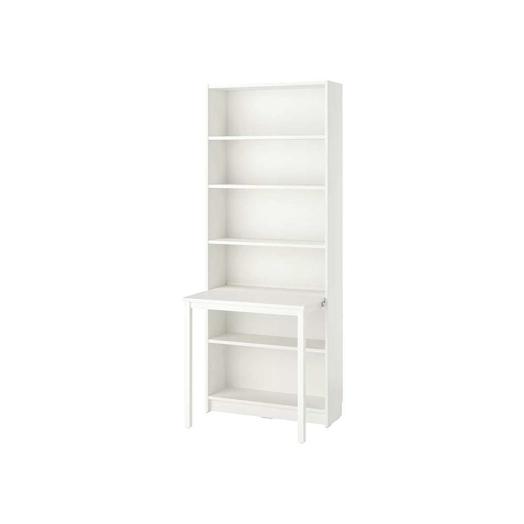 Librería billy con escritorio, 80x202 cm