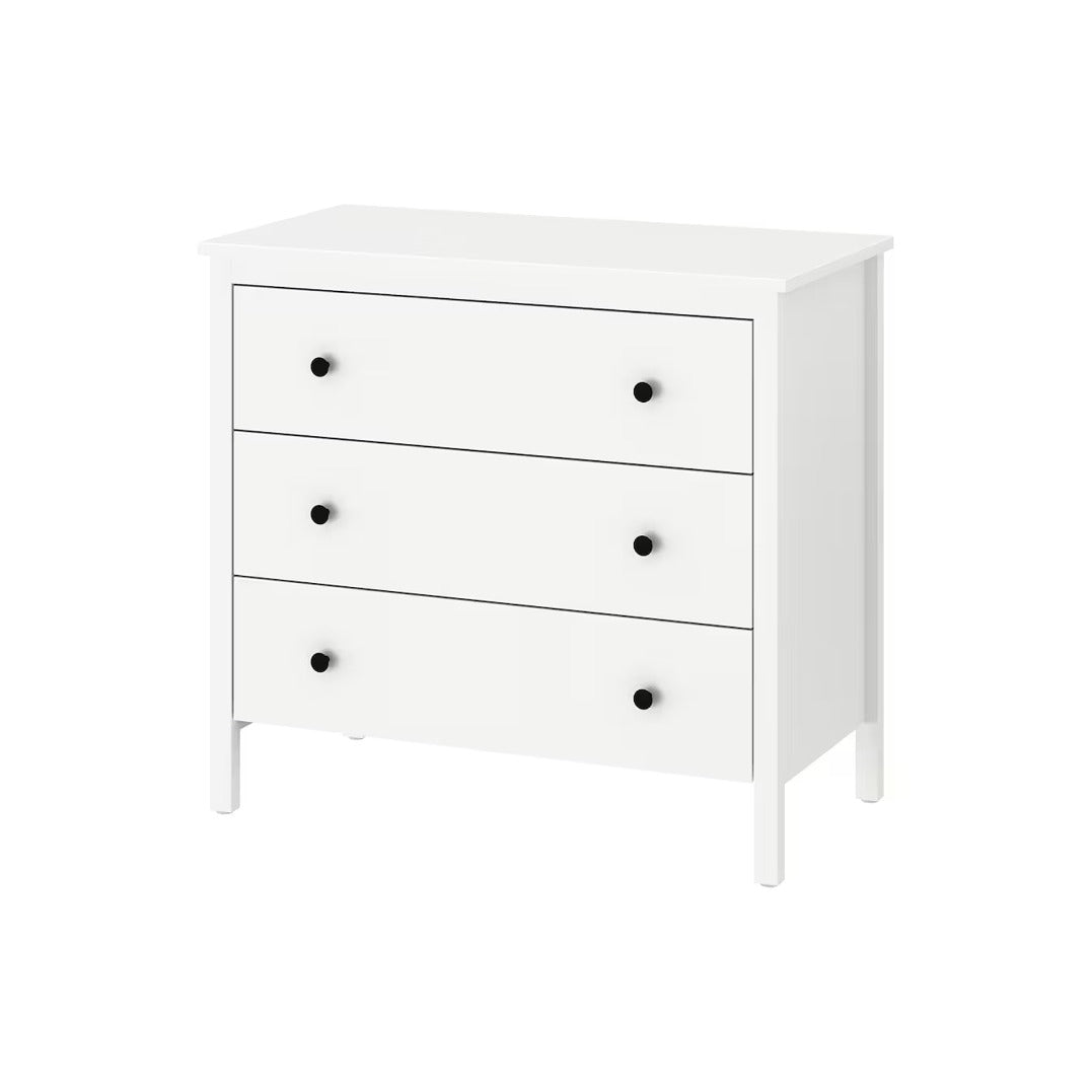 Cómoda de 3 cajones Koppang Blanco